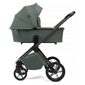 Коляска 2 в 1 Peppy Monaco Plus Oliva Green рама серая 01